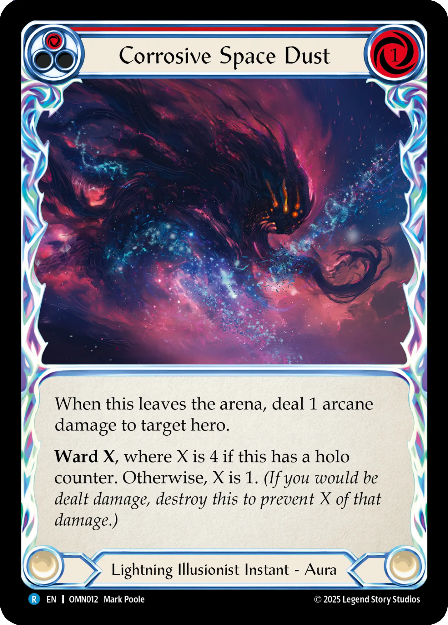 Corrosive Space Dust