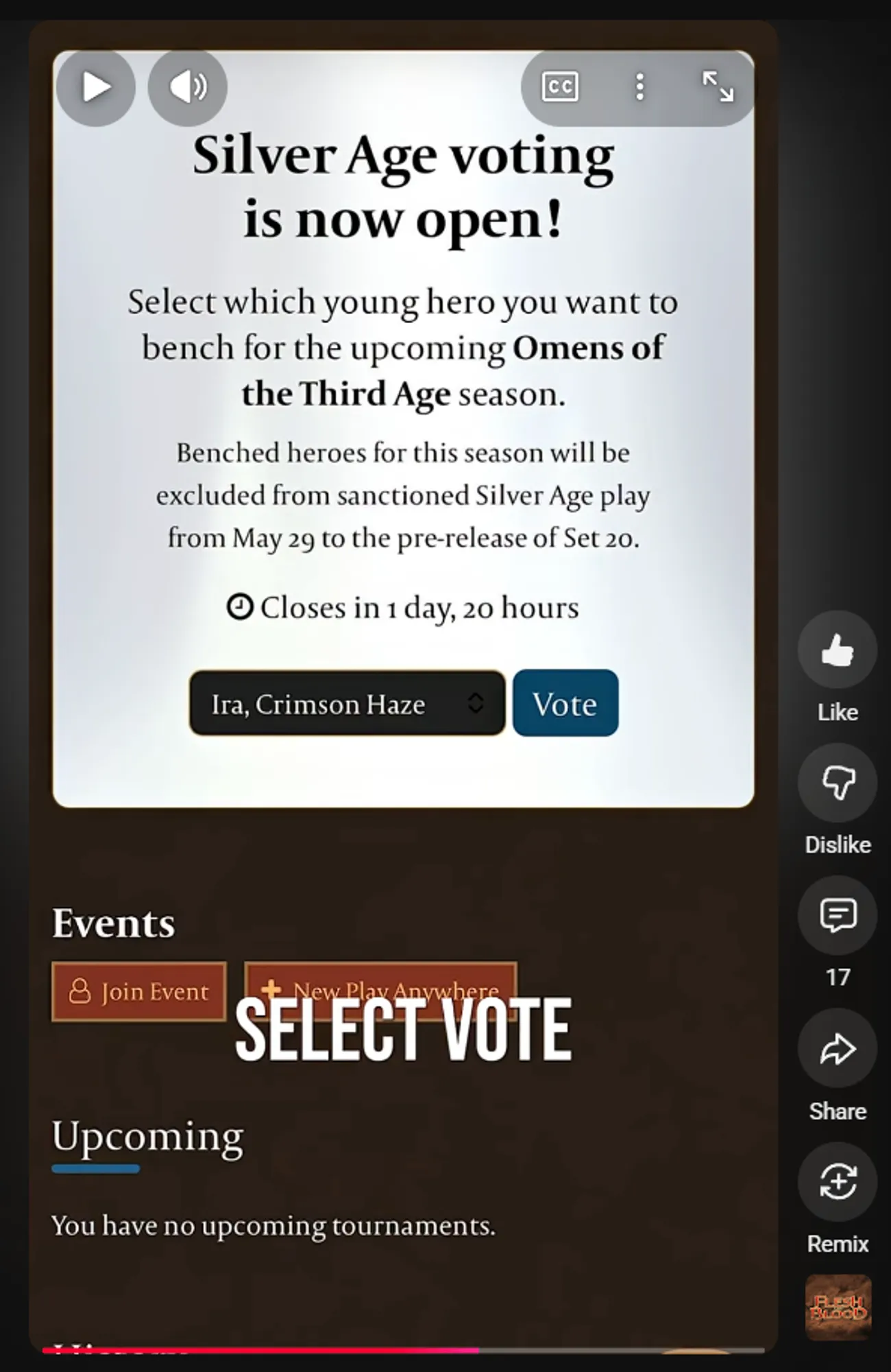 How to specificially choose Ira to get banned!